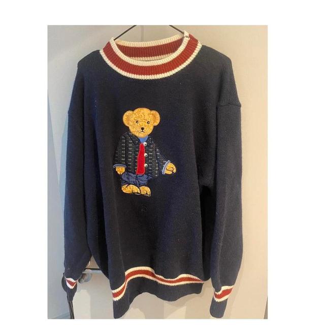 Women's Jumper - Navy/Blue - One size on Productcaster.