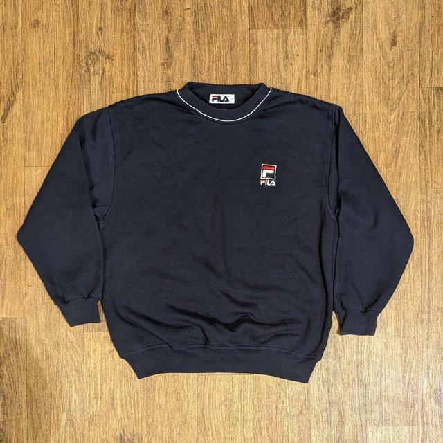 Fila Women's Sweatshirt - Navy - S on Productcaster.