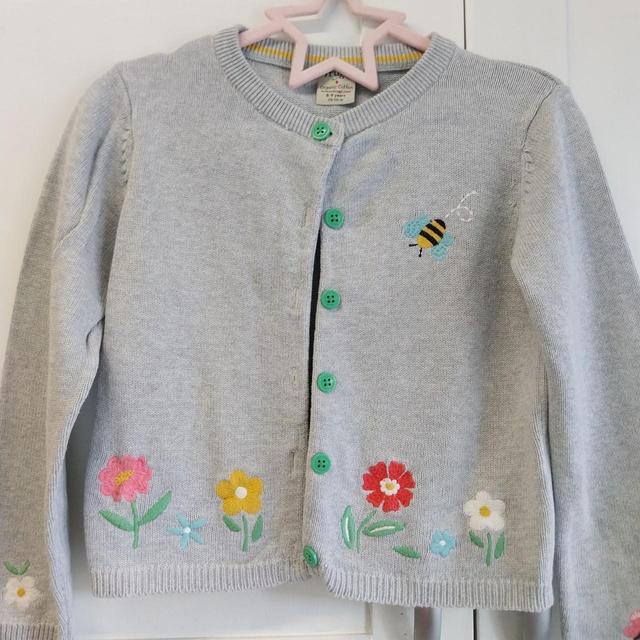 Frugi Kids' Cardigan - Grey/Multi - 9 years on Productcaster.