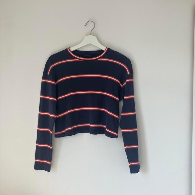 Topshop Women's T-shirt - Navy - 8 on Productcaster.