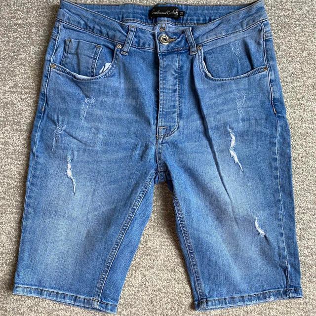 Vintage Men's Shorts - Blue - 32" on Productcaster.