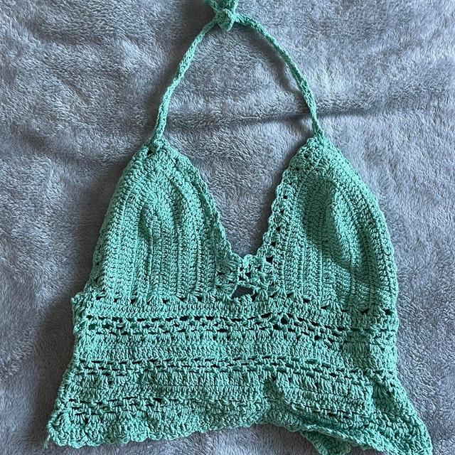 Women's Crop top - Green/Blue - 10 on Productcaster.