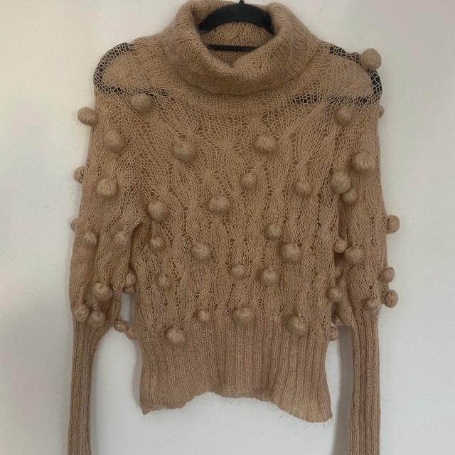 H&M Women's Jumper - Cream/Tan - 8 on Productcaster.