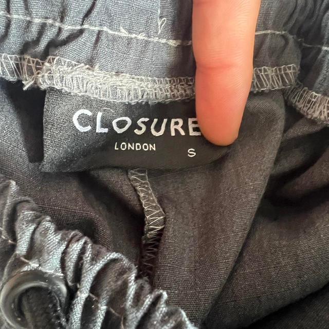 Closure London Men's Trousers - Black/Grey - S on Productcaster.