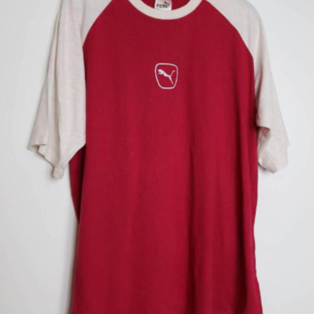 Puma Men's T-shirt - Red - L on Productcaster.