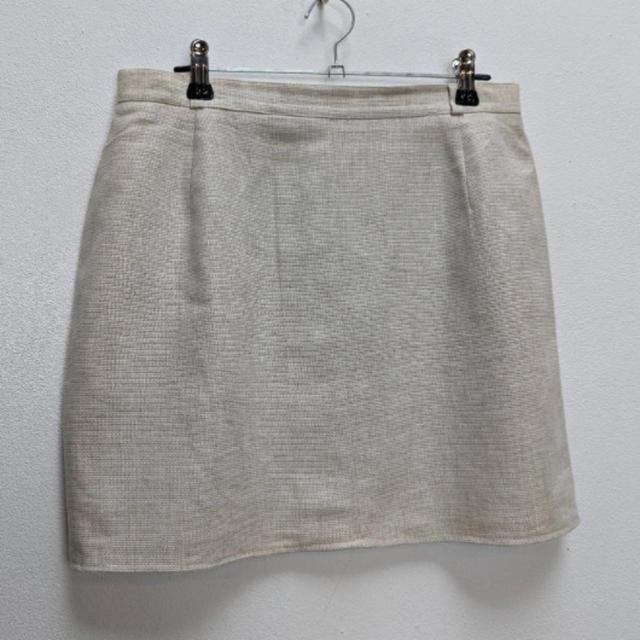 Vintage Women's Mini Skirt - White - L on Productcaster.