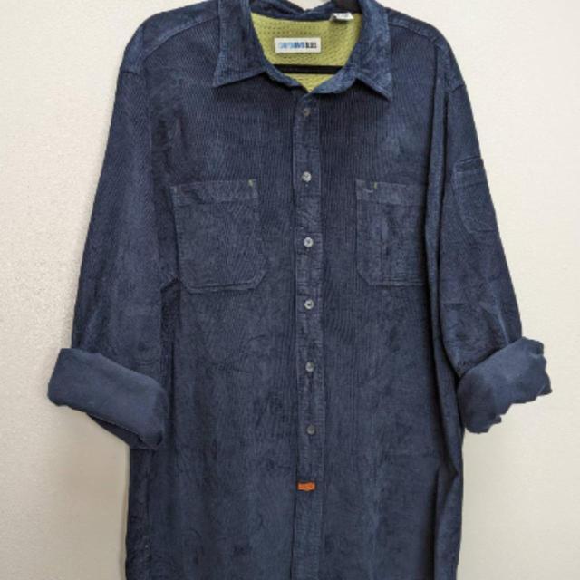 Vintage Men's Shirt - Navy - XL on Productcaster.