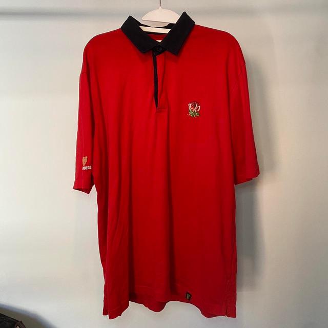 Lulu Guinness Men's Polo shirt - Red/Black - XL on Productcaster.