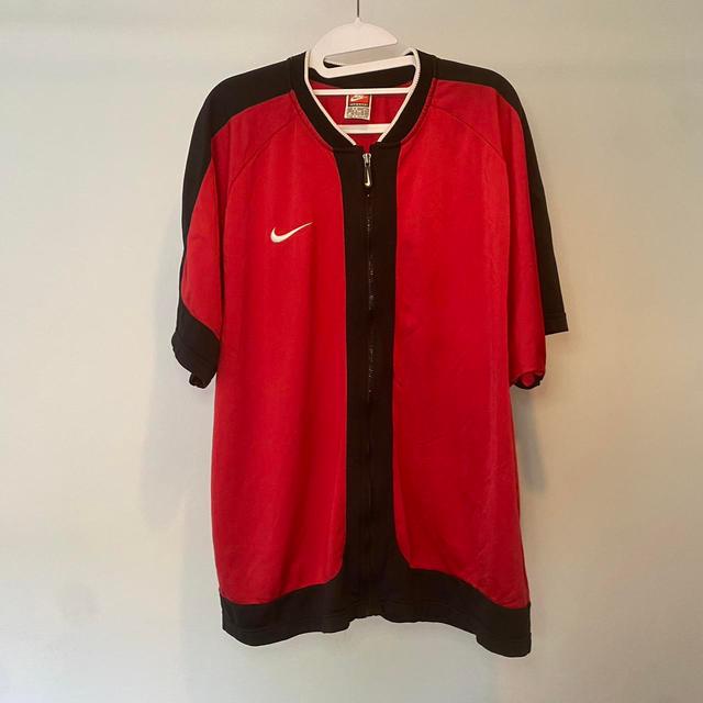 Nike Men's T-shirt - Red/Black - M on Productcaster.