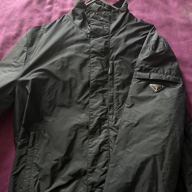 Prada Men's Lightweight Jacket - Navy - M on Productcaster.