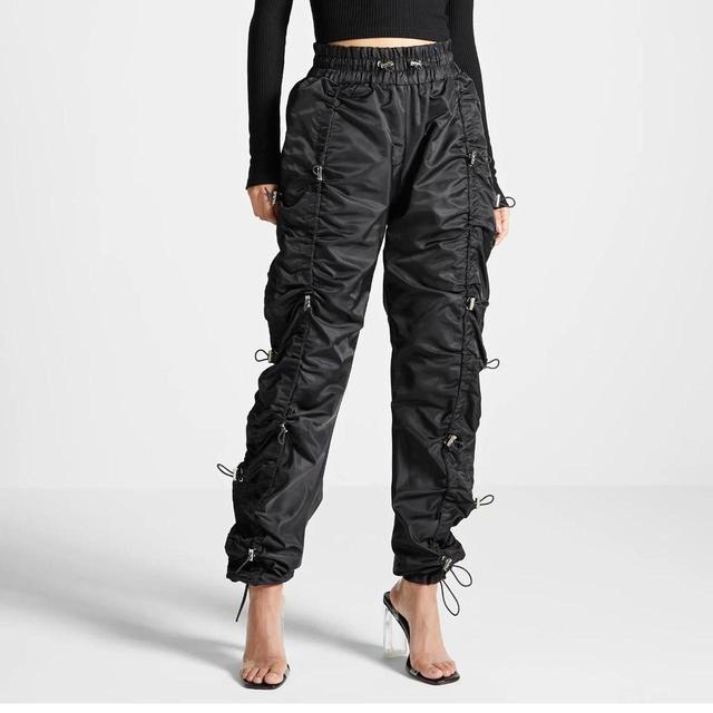 Maniere De Voir Women's Cargo Trousers - Black - S on Productcaster.