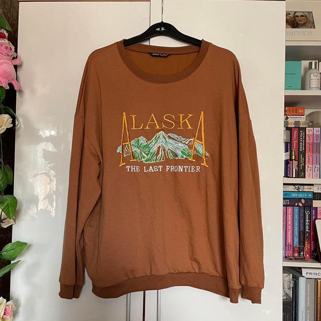 SHEIN Women's Sweatshirt - Brown - L on Productcaster.