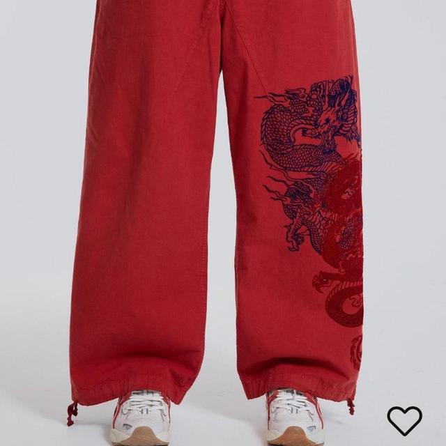 Jaded London Women's Trousers - Red/Black - UK 8 on Productcaster.