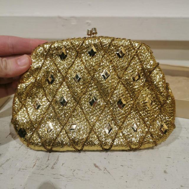 Vintage Women's Clutch bags - Gold on Productcaster.