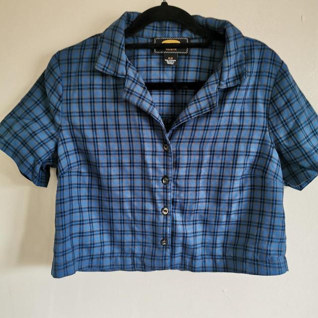 Urban Outfitters Women's Shirt - Blue/Navy - M on Productcaster.