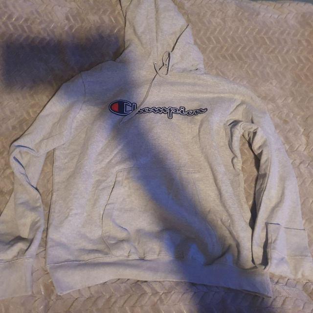 Champion Men's Hoodie - Tan/Cream - M on Productcaster.