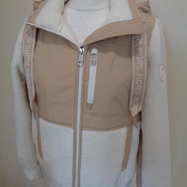 Michael Kors Women's Lightweight Jacket - Cream/Tan - S on Productcaster.