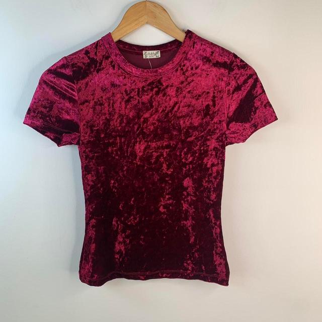 Free People Women's T-shirt - Purple - S on Productcaster.