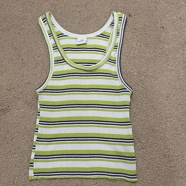 Urban Outfitters Women's Vest - Multi/Green - 8 on Productcaster.