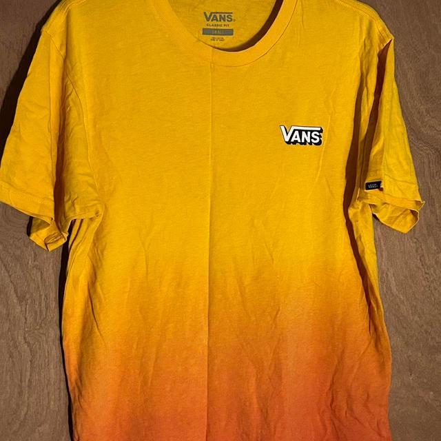 Vans Men's T-shirt - Yellow - S on Productcaster.