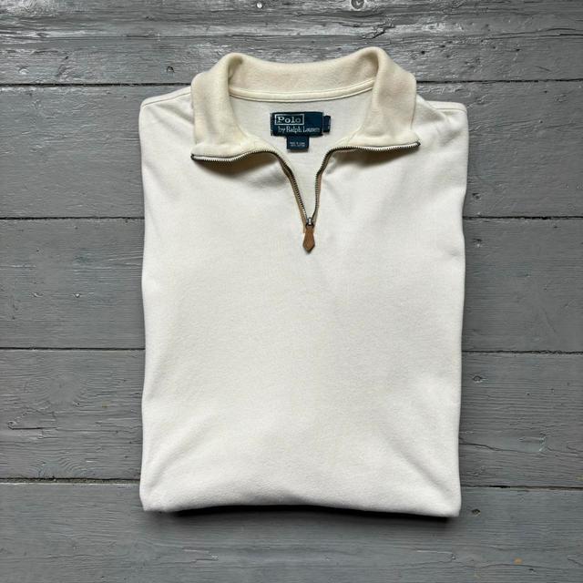 Ralph Lauren Men's Sweatshirt - Cream - XL on Productcaster.