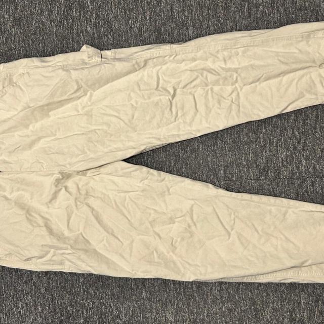 H&M Men's Trousers - Cream/Tan - 36" on Productcaster.