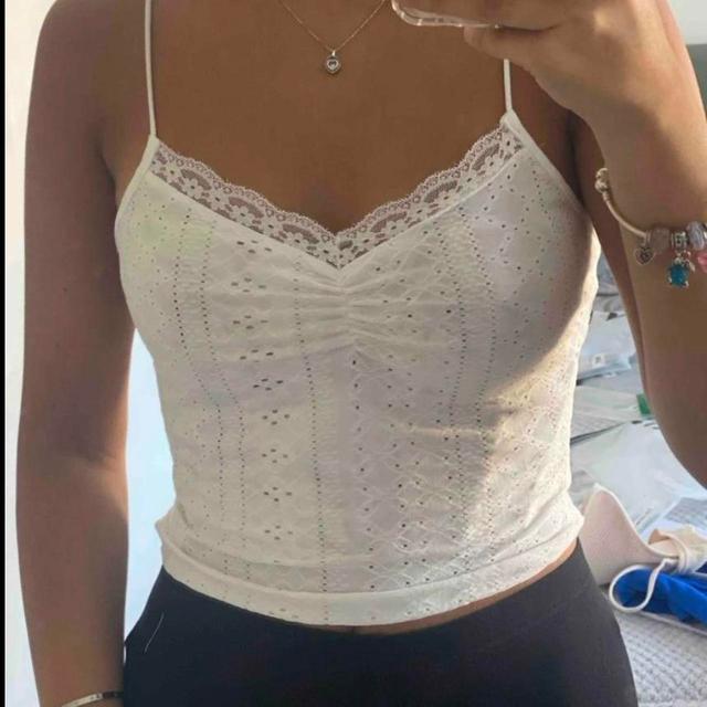 Women's Crop top - White - 8 on Productcaster.