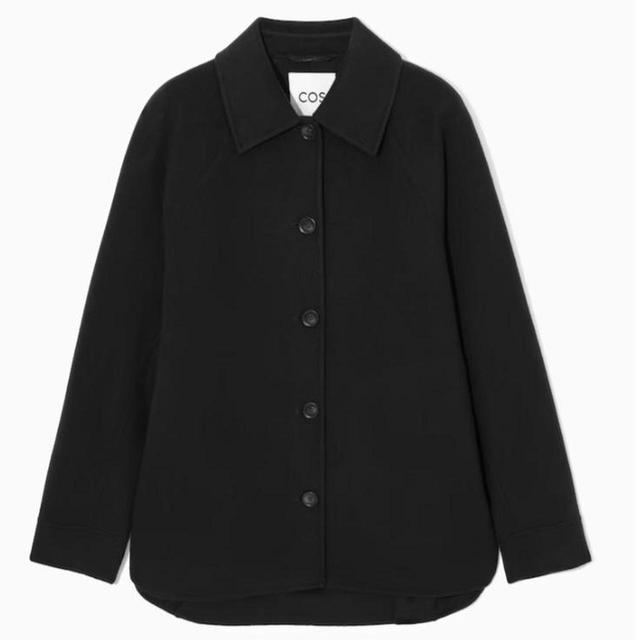 COS Women's Shacket Jacket - Black - XS on Productcaster.