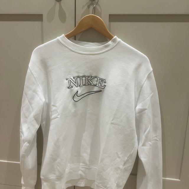 Nike Women's Sweatshirt - White - S on Productcaster.