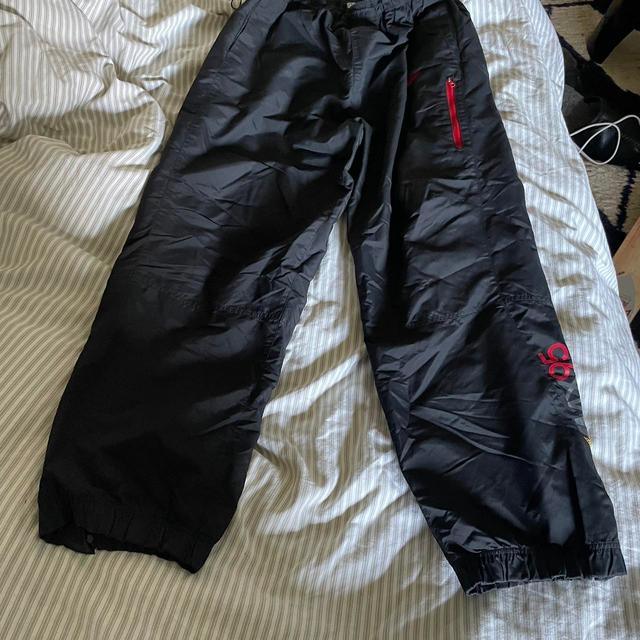 Nike Men's Sweatpants - Black/Red - XL on Productcaster.