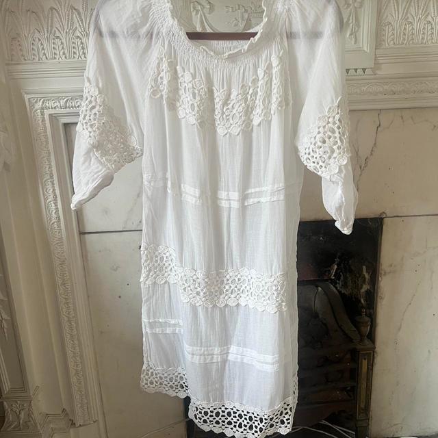 Reclaimed Vintage Women's A-line Dress - White - 10 on Productcaster.