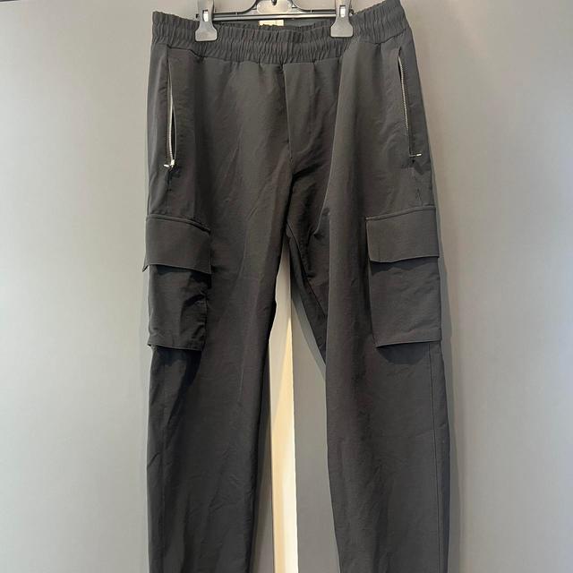 Men's Cargo Trousers - Black - M on Productcaster.