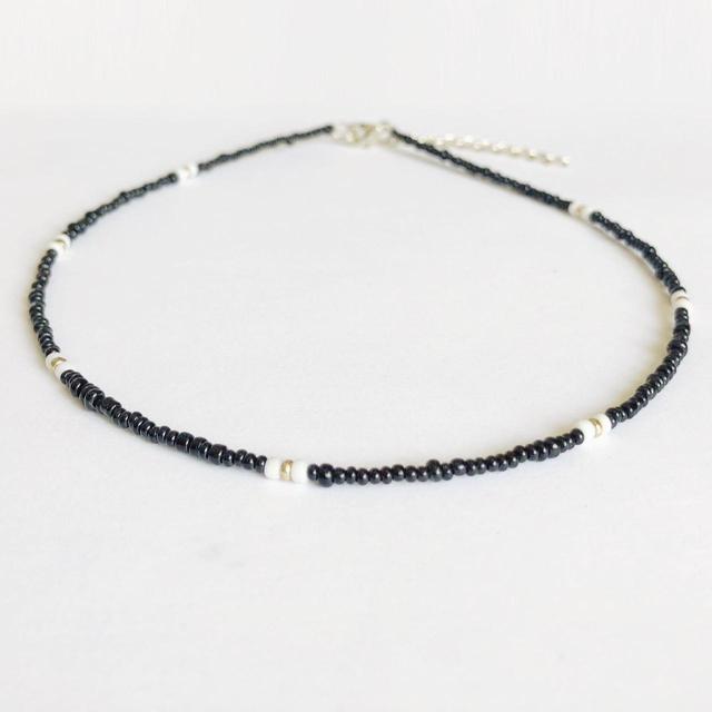 Women's Necklace - Black on Productcaster.