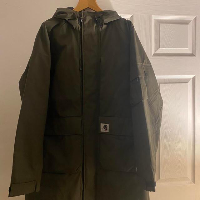 Carhartt WIP Men's Parka - Green/Black - XL on Productcaster.