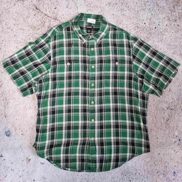 Preloved Men's Shirt - Green - XL on Productcaster.