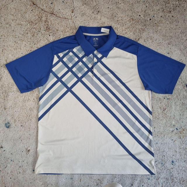 Adidas Men's Polo shirt - Blue - XL on Productcaster.