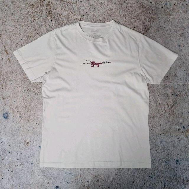 Maharishi Men's T-shirt - White - L on Productcaster.