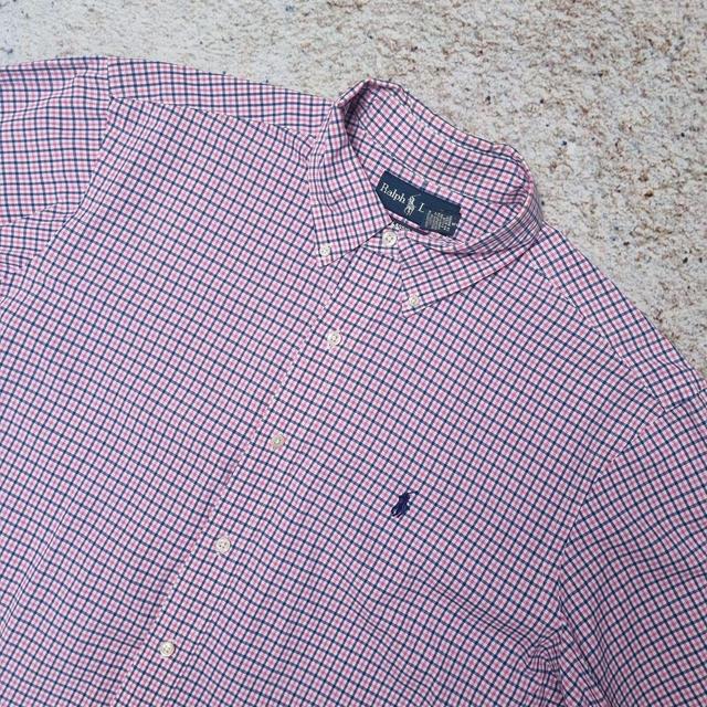 Ralph Lauren Men's Shirt - Pink - L on Productcaster.