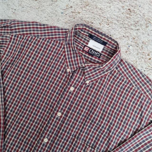 Chaps Men's Shirt - Red - L on Productcaster.