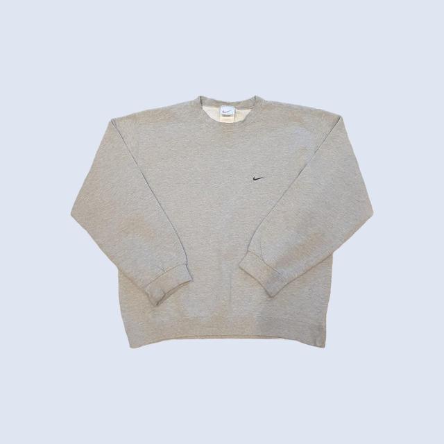 Nike Men's Sweatshirt - Grey - L on Productcaster.