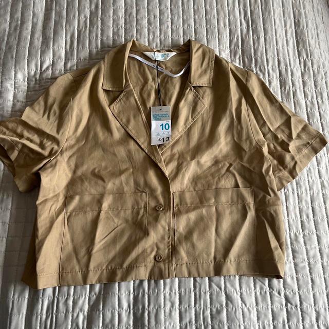 Primark Women's Crop top - Tan - 10 on Productcaster.