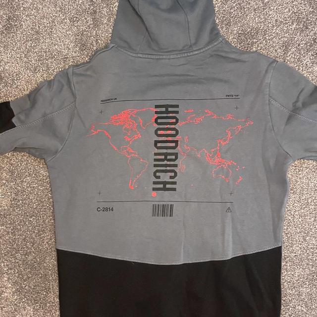 Hoodrich Men's Hoodie - Grey/Black - M on Productcaster.