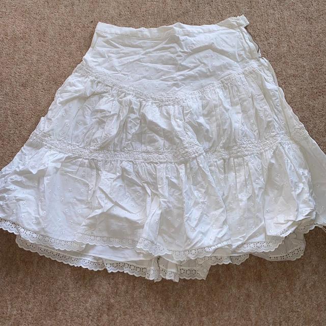 Marc Jacobs Women's Skirt - White - UK 8 on Productcaster.