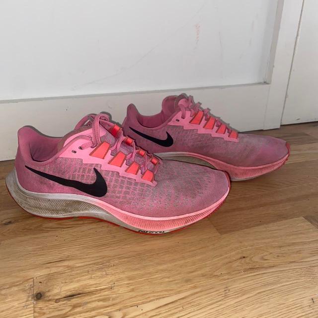 Nike Women's Trainers - Pink/White - UK 5.5 on Productcaster.