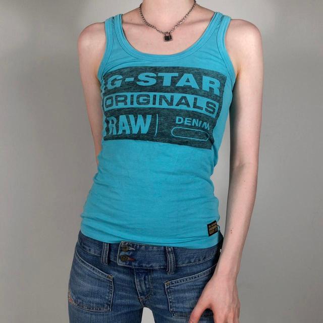 G-Star Women's Vest - Blue - S on Productcaster.