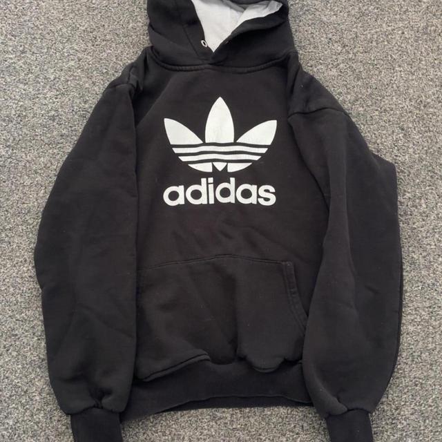 Adidas Men's Hoodie - Black - M on Productcaster.