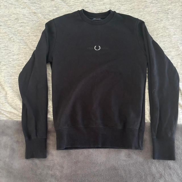 Fred Perry Men's Sweatshirt - Black - S on Productcaster.