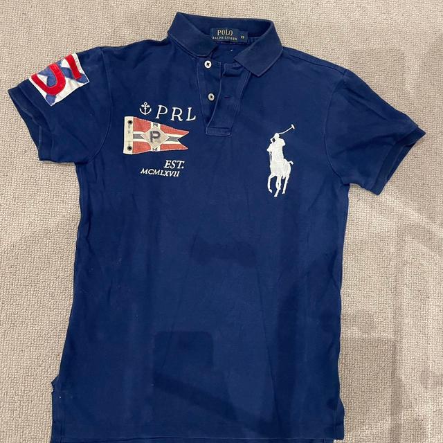 Polo Ralph Lauren Men's Polo shirt - Navy/Blue - XS on Productcaster.