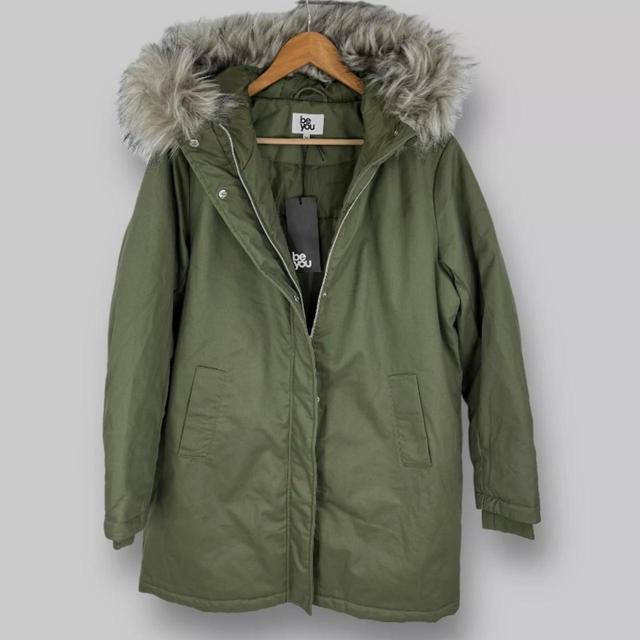 BeYou Women's Coat - Green/Khaki - UK 14 on Productcaster.