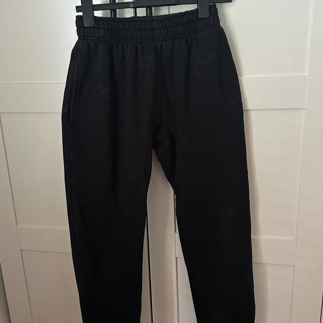 Corteiz Men's Sweatpants - Black - XS on Productcaster.